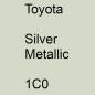 Preview: Toyota, Silver Metallic, 1C0.